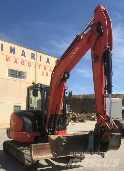 Kubota KX 057-4 Mini ekskavatörler, 7 tona dek
