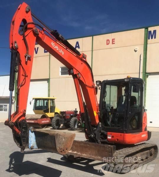 Kubota KX 057-4 Mini ekskavatörler, 7 tona dek