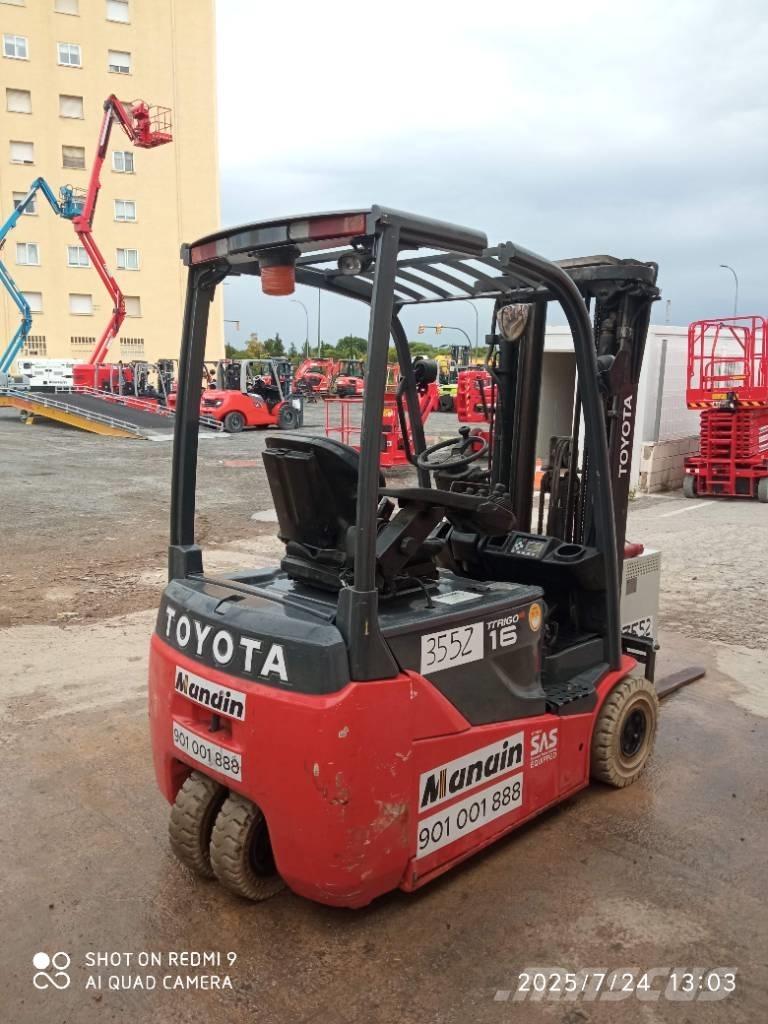 Toyota 8FBE16T Elektrikli forkliftler