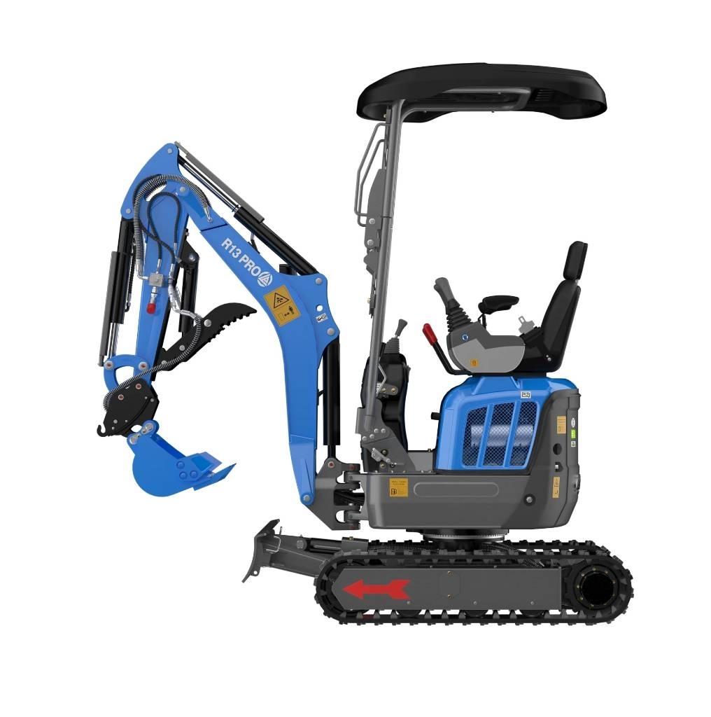 Rippa R13 PRO Mini ekskavatörler, 7 tona dek