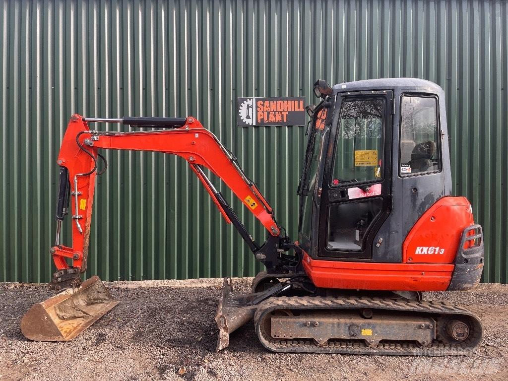 Kubota KX 61-3 Mini ekskavatörler, 7 tona dek