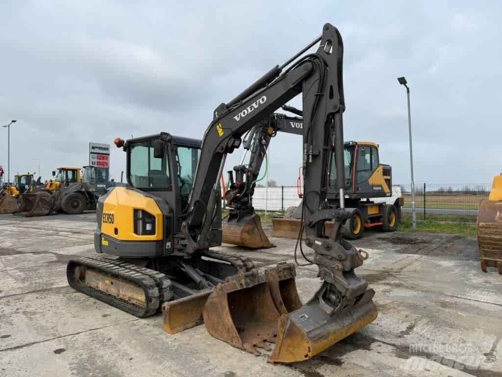 Volvo ECR50F Mini ekskavatörler, 7 tona dek