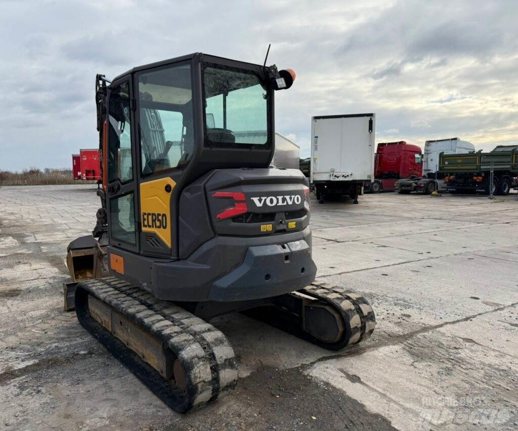 Volvo ECR50F Mini ekskavatörler, 7 tona dek