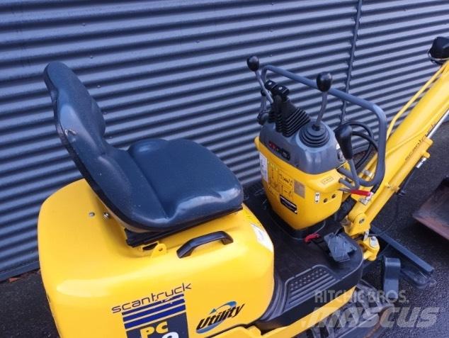 Komatsu PC 9 Mini ekskavatörler, 7 tona dek