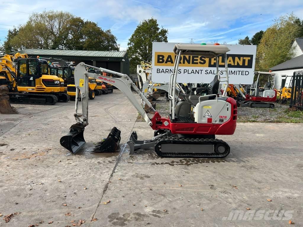 Takeuchi TB 216 Mini ekskavatörler, 7 tona dek