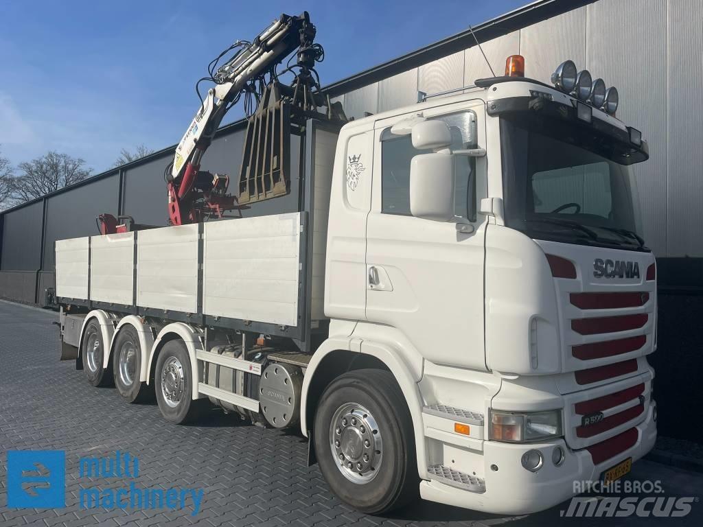 Scania R500 V8 Flatbed kamyonlar