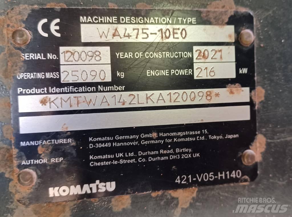 Komatsu WA 475-10E0 Tekerlekli yükleyiciler
