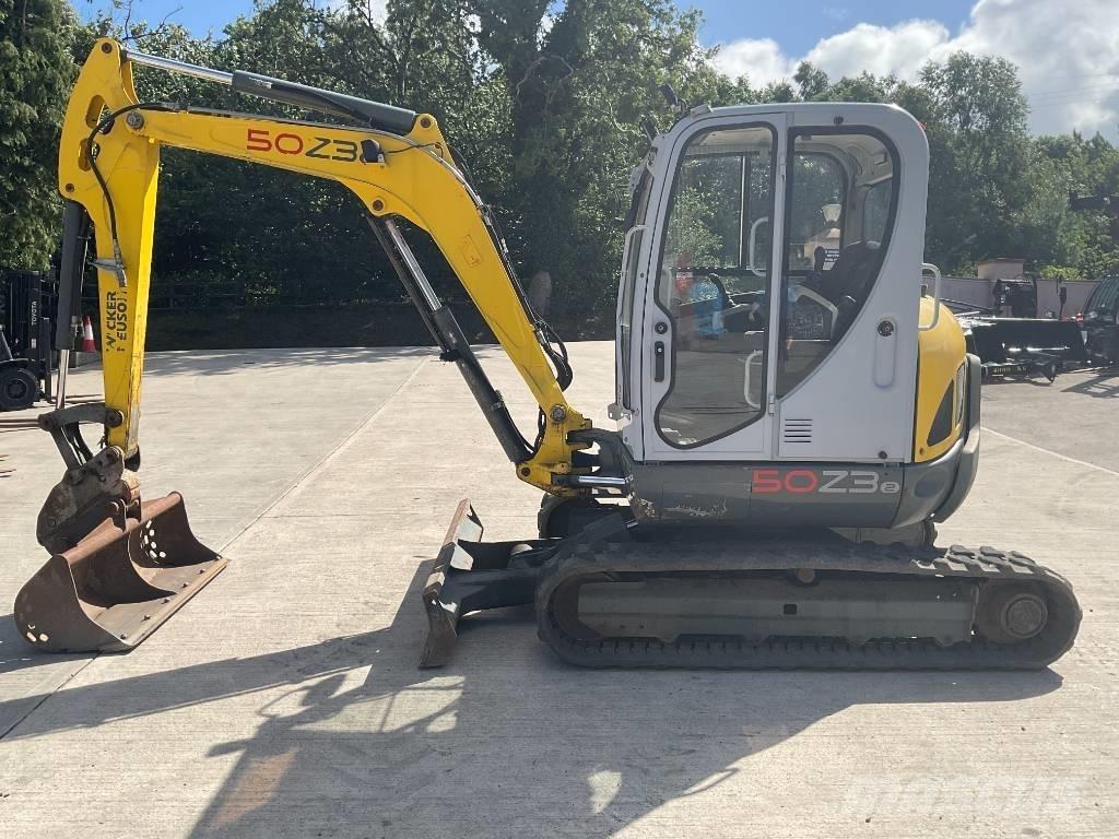 Wacker Neuson 50 Z3 Mini ekskavatörler, 7 tona dek