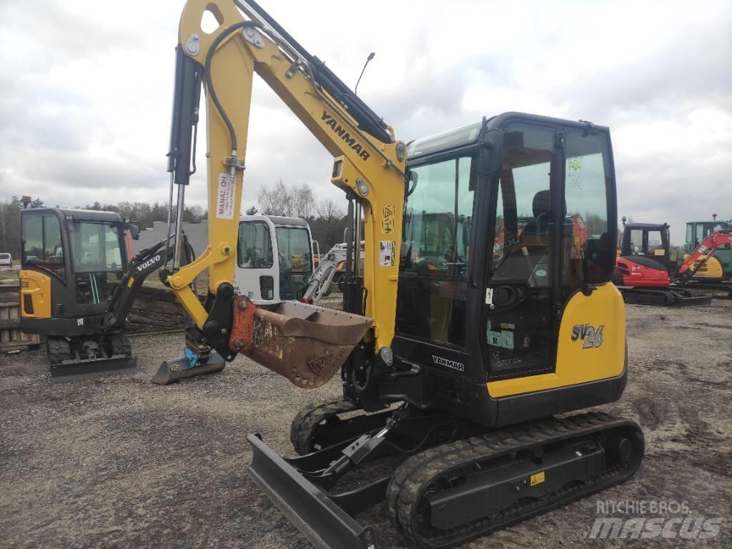 Yanmar SV 26 2017r Mini ekskavatörler, 7 tona dek