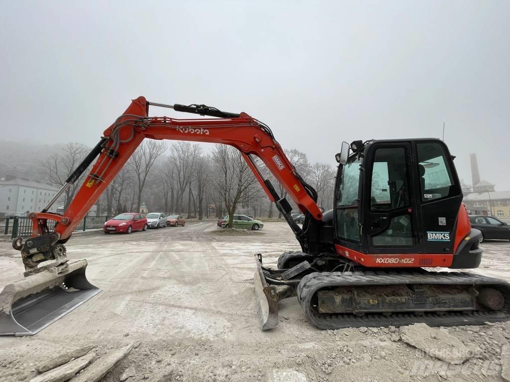 Kubota KX 080-4a2 Midi ekskavatörler 7 - 12 t