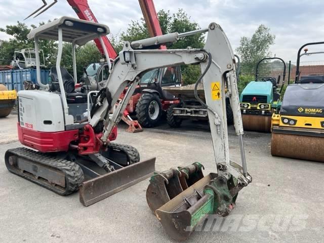 Takeuchi TB 23 R Mini ekskavatörler, 7 tona dek