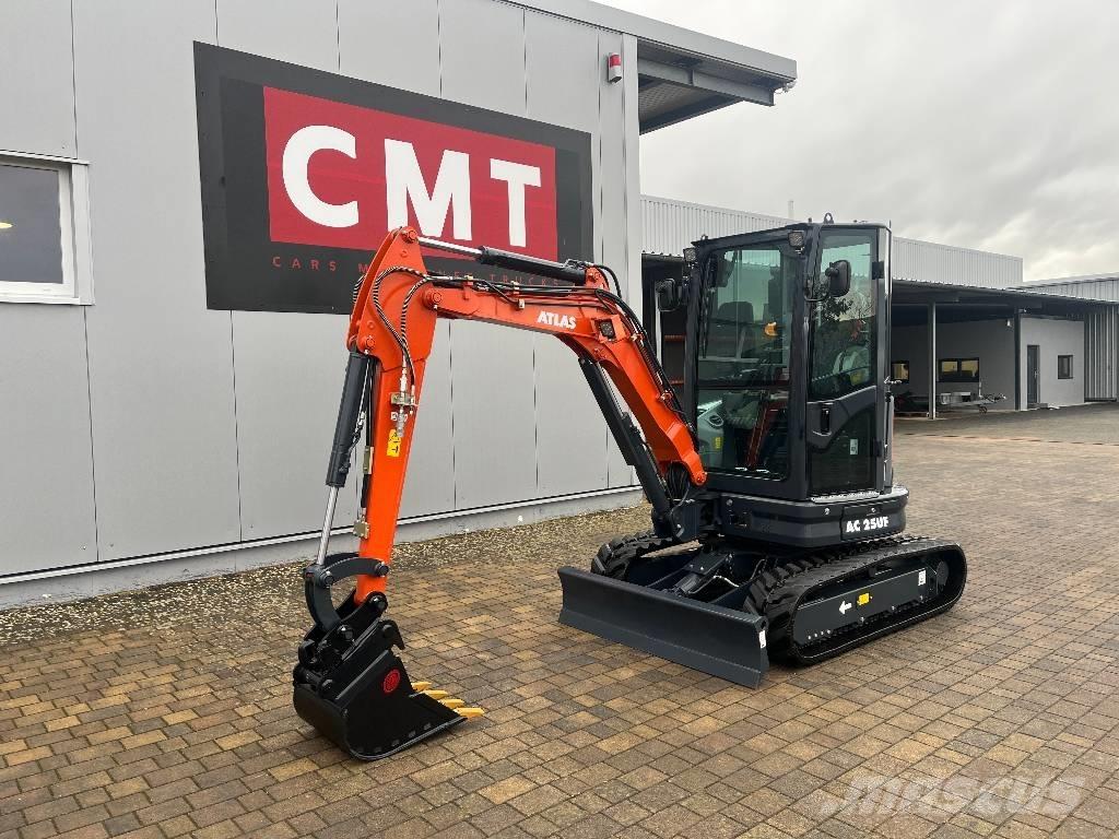 Atlas AC 25 UF Mini ekskavatörler, 7 tona dek