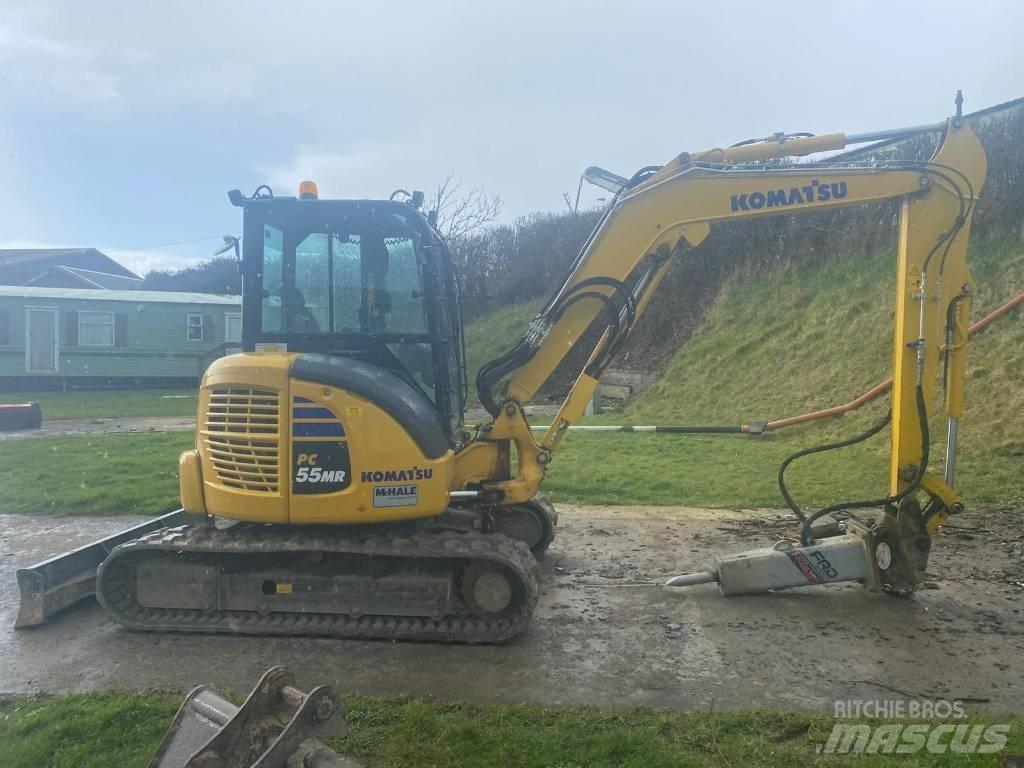 Komatsu PC 55 MR Mini ekskavatörler, 7 tona dek