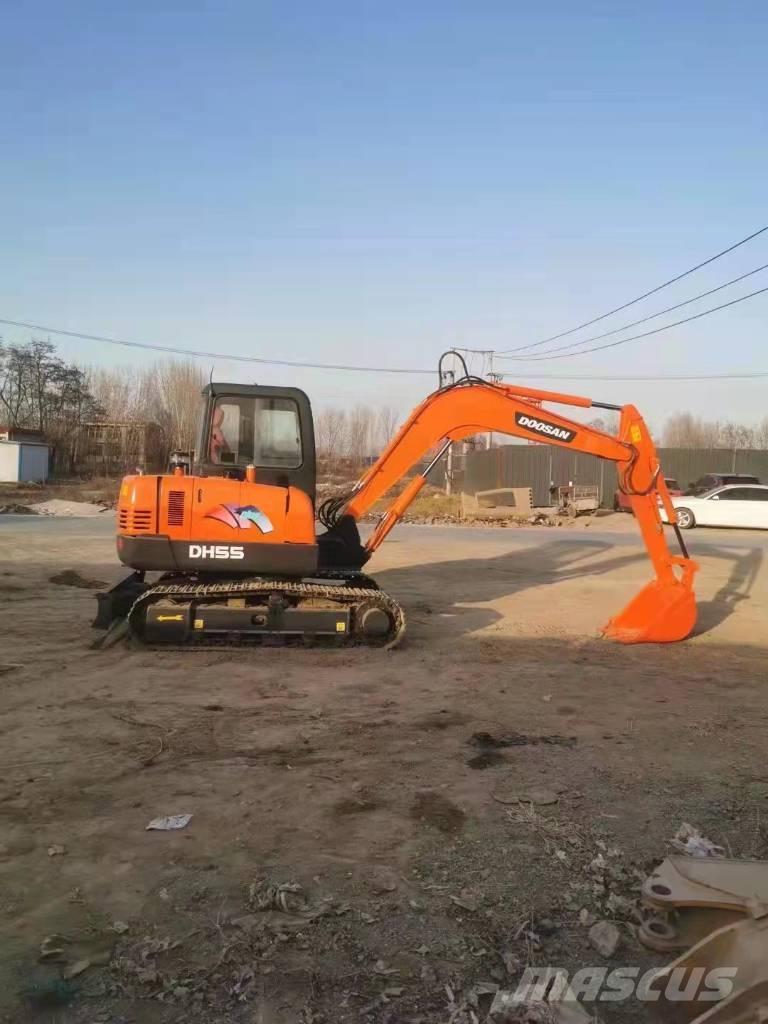 Doosan DH55 Mini ekskavatörler, 7 tona dek