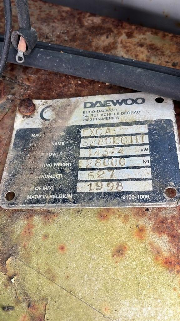 Daewoo Solar 280 LC Paletli ekskavatörler