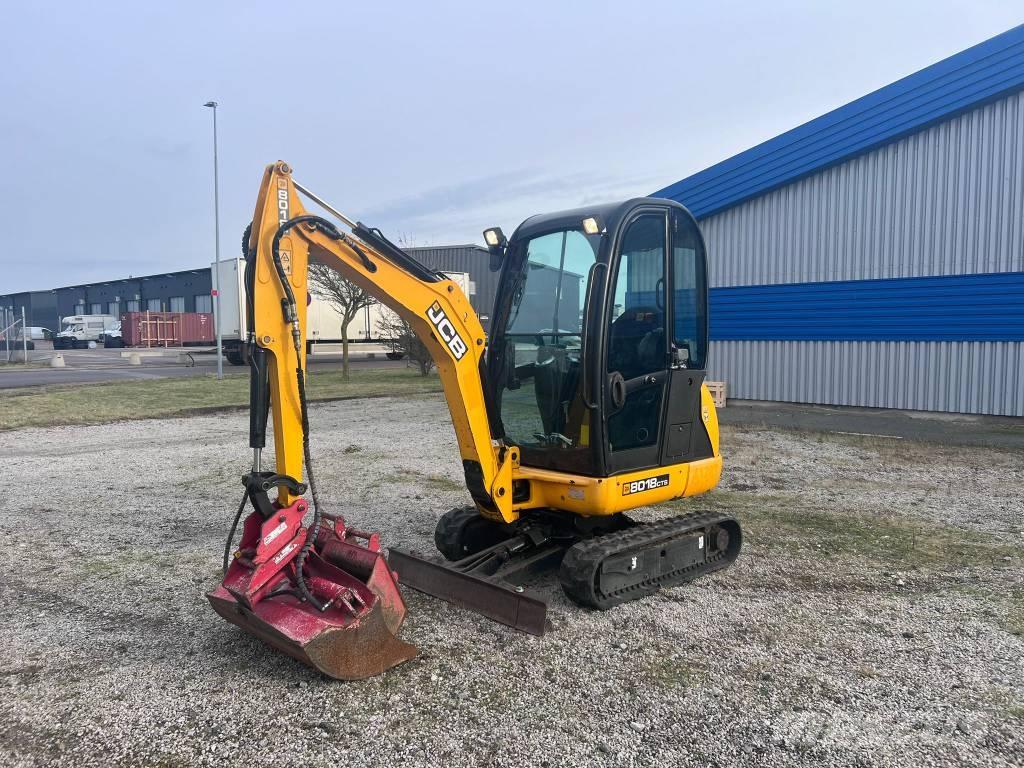 JCB 8018 Mini ekskavatörler, 7 tona dek