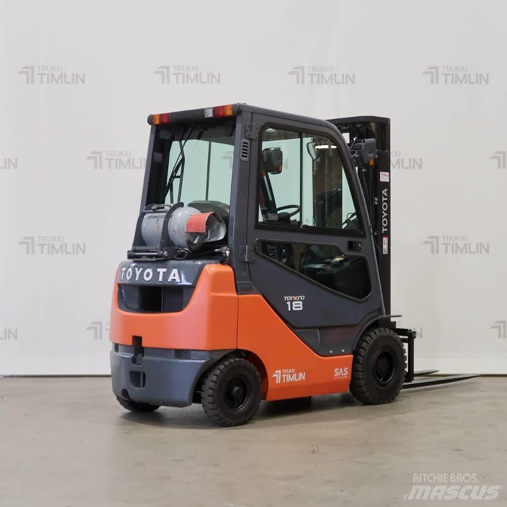 Toyota 02-8FGF18 LPG'li forkliftler