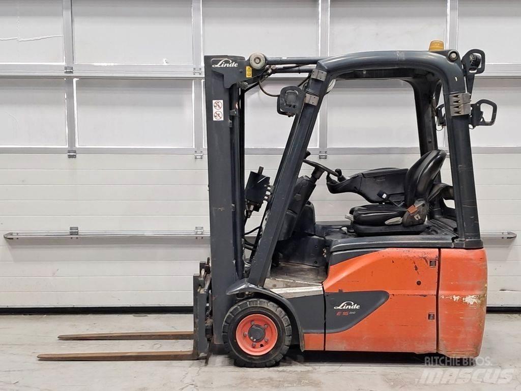 Linde E16C-03 Elektrikli forkliftler
