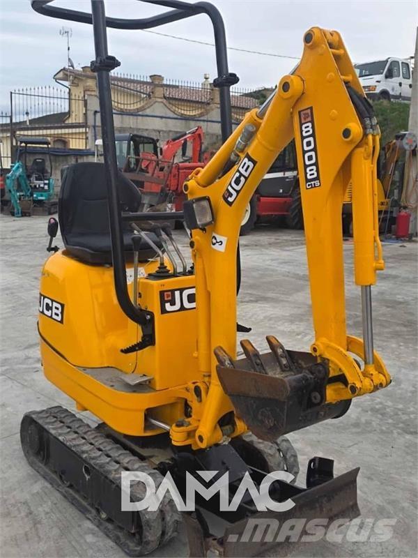 JCB 8008CTS Mini ekskavatörler, 7 tona dek