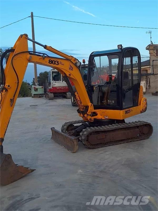 JCB 803 Mini ekskavatörler, 7 tona dek