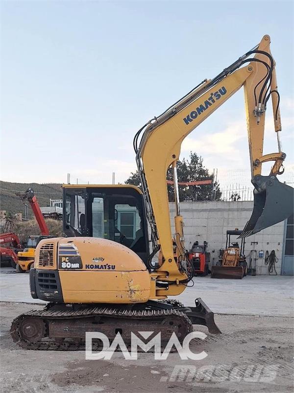 Komatsu PC80 Mini ekskavatörler, 7 tona dek