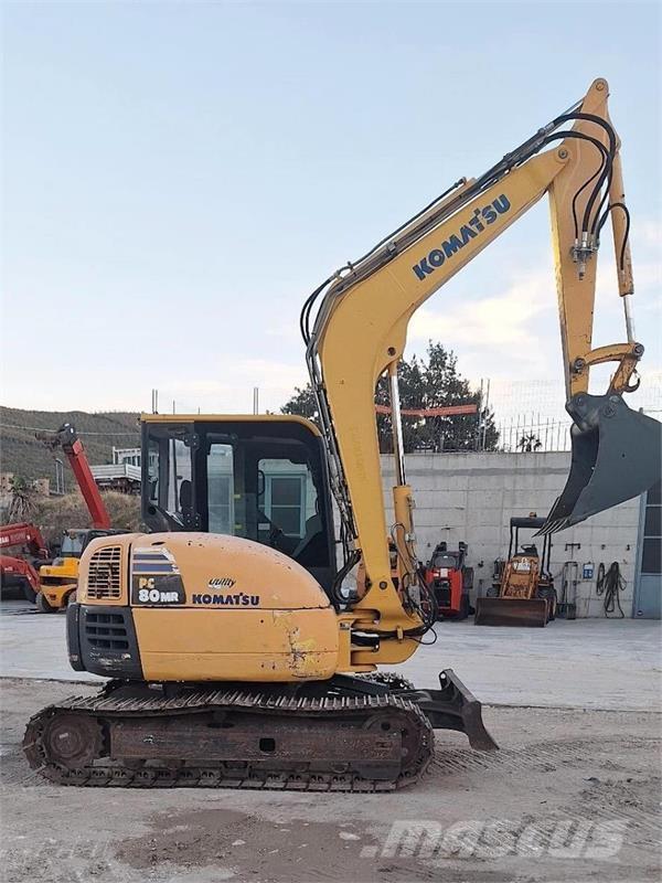 Komatsu PC80 Mini ekskavatörler, 7 tona dek