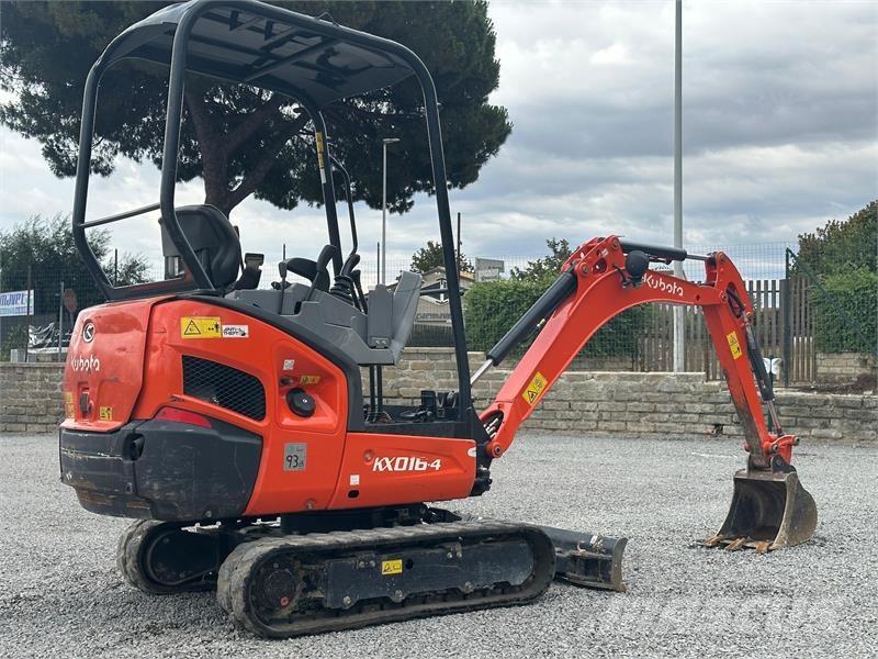Kubota KX016-4 Mini ekskavatörler, 7 tona dek