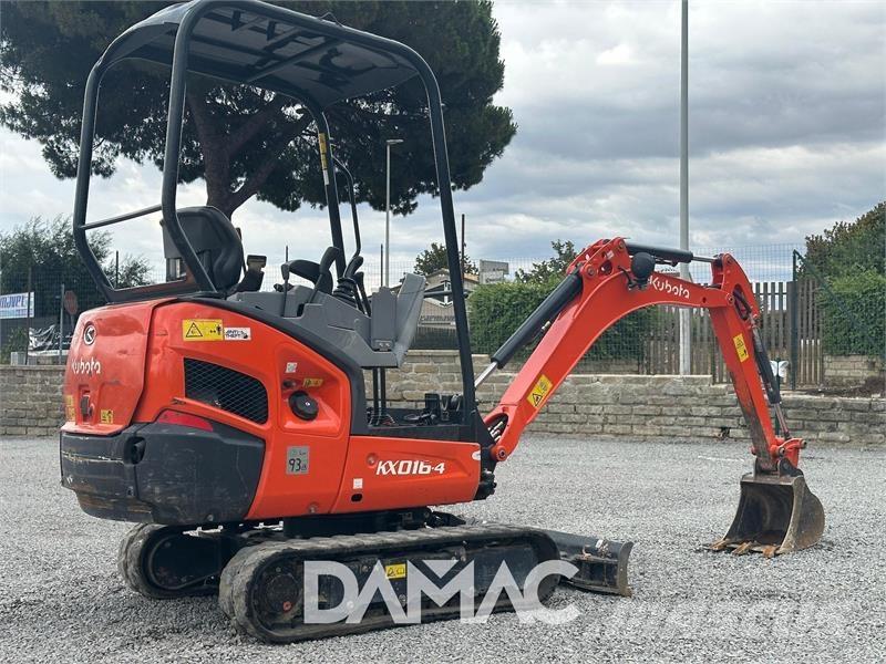 Kubota KX016-4 Mini ekskavatörler, 7 tona dek