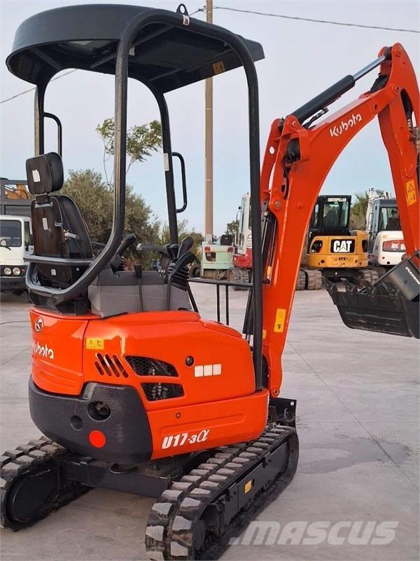 Kubota U17-3a Mini ekskavatörler, 7 tona dek