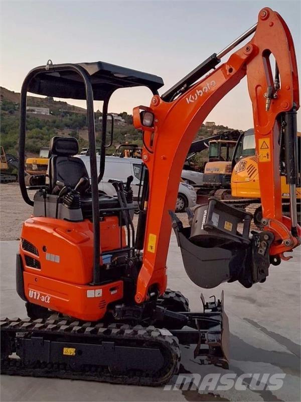 Kubota U17-3a Mini ekskavatörler, 7 tona dek
