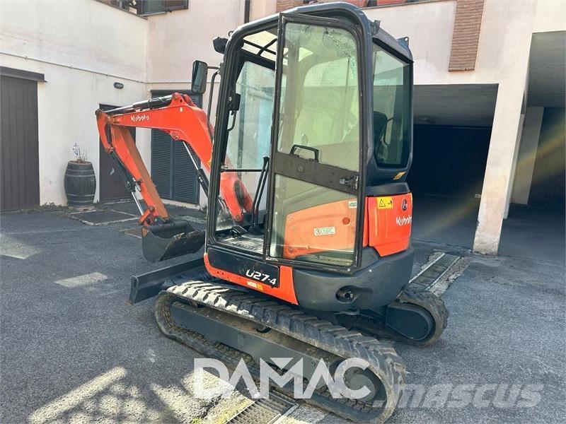 Kubota U27-4 Mini ekskavatörler, 7 tona dek