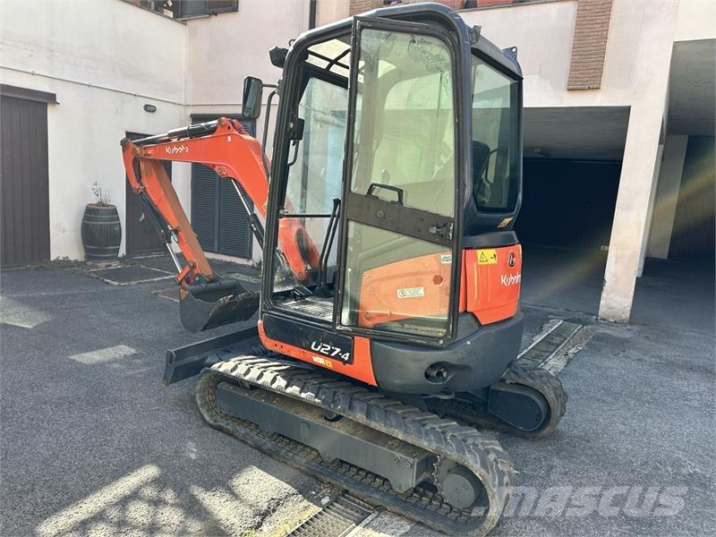 Kubota U27-4 Mini ekskavatörler, 7 tona dek
