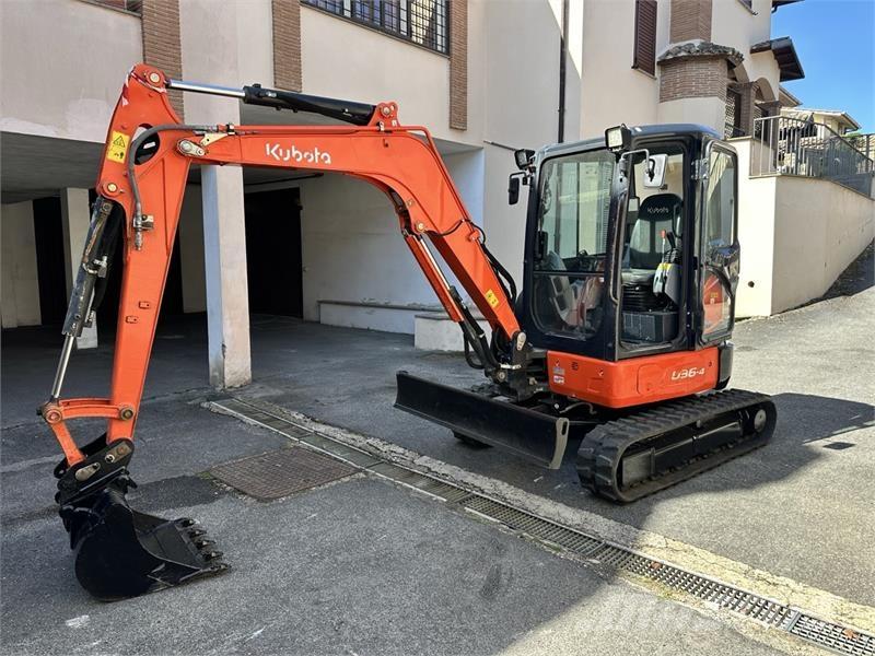 Kubota U36-4 Mini ekskavatörler, 7 tona dek