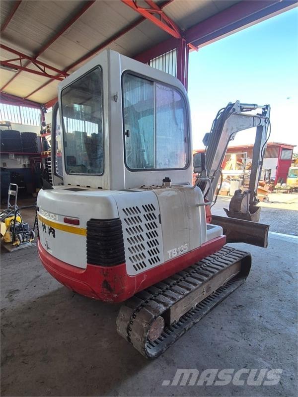 Takeuchi TB135 Mini ekskavatörler, 7 tona dek