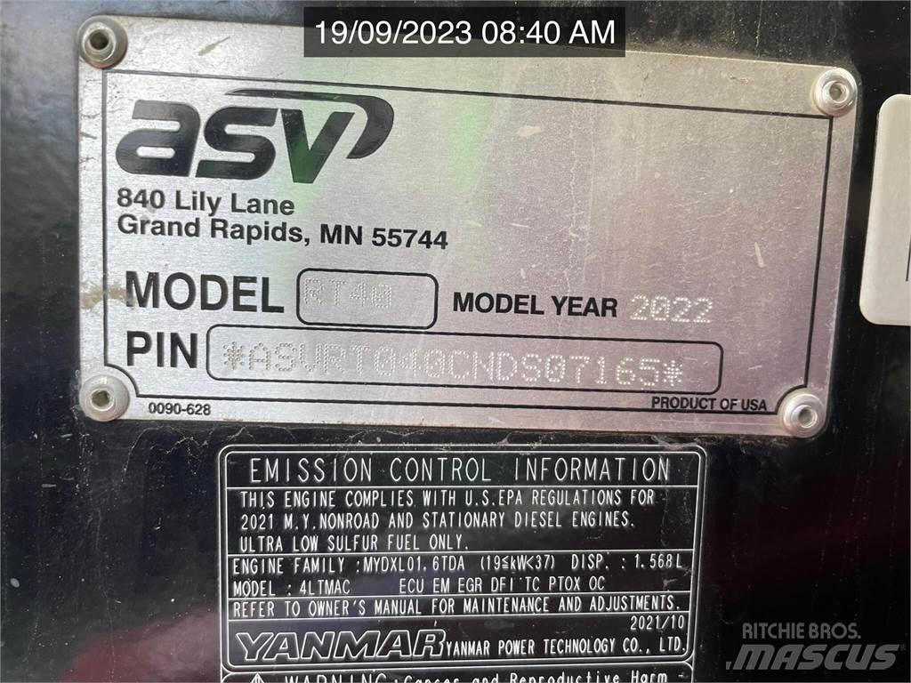 ASV POSI-TRACK RT40 Skid steer loderler