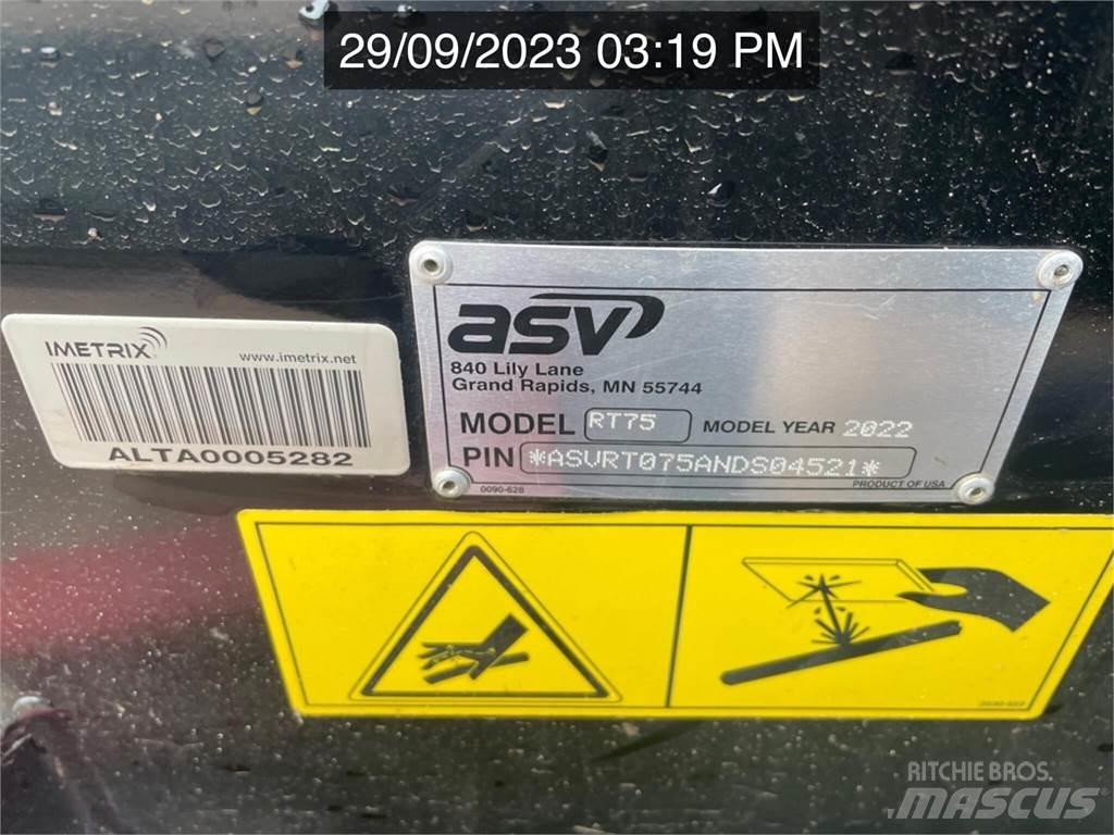 ASV POSI-TRACK RT75 Skid steer loderler
