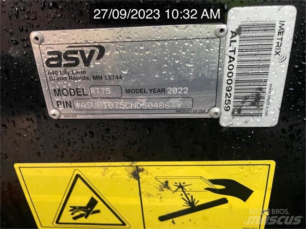 ASV POSI-TRACK RT75 Skid steer loderler