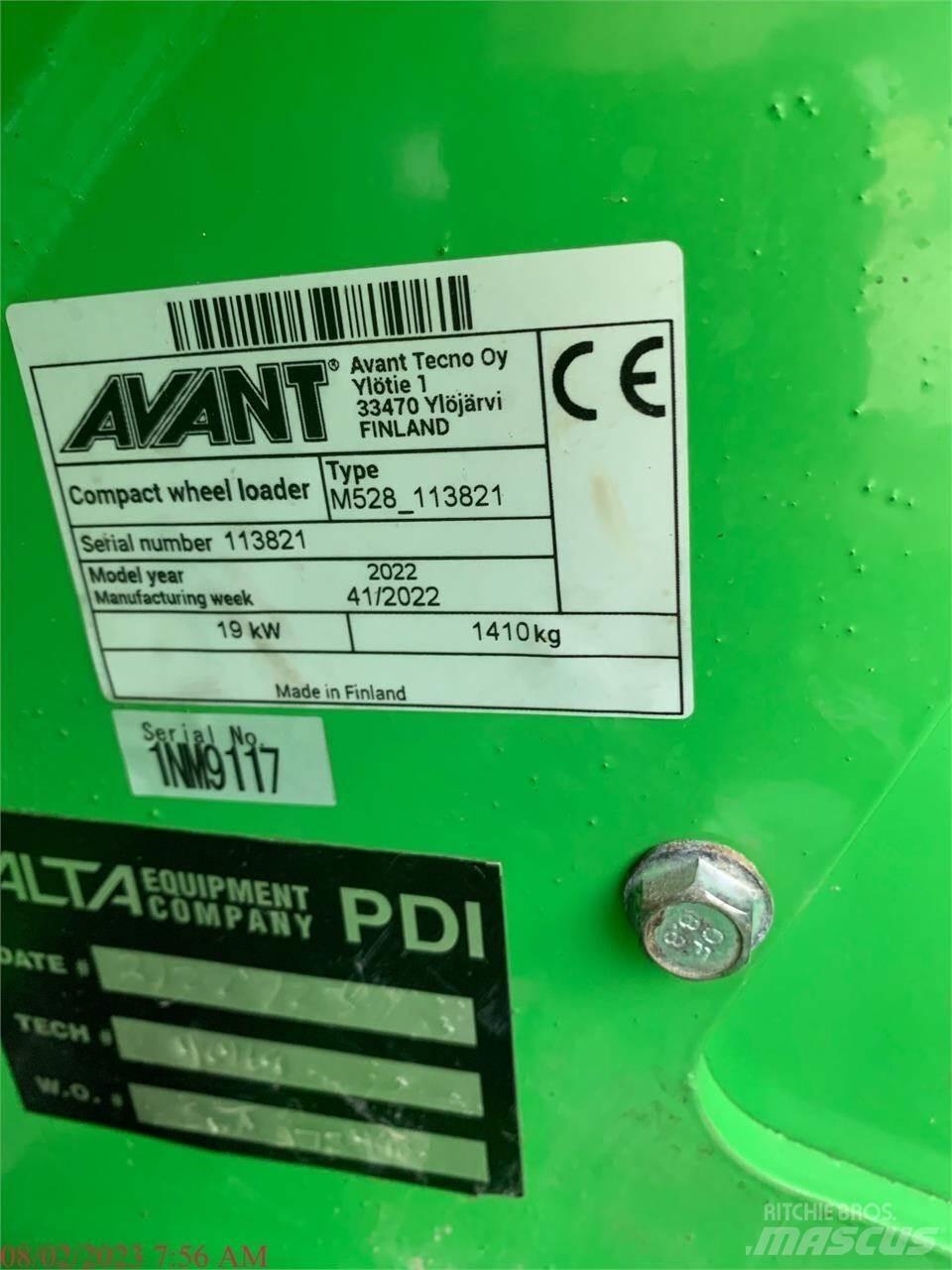 Avant 528 Tekerlekli yükleyiciler