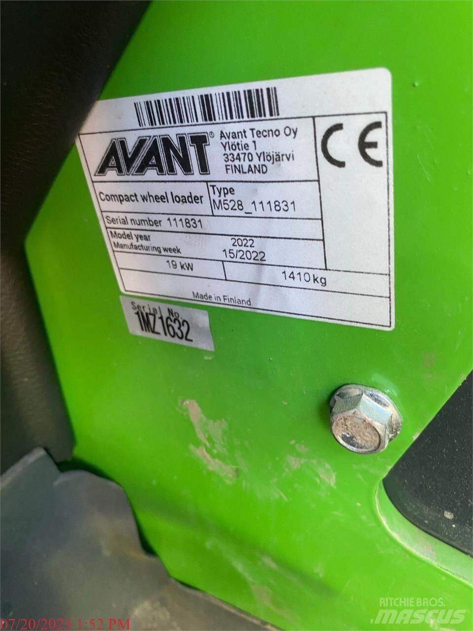 Avant 528 Tekerlekli yükleyiciler