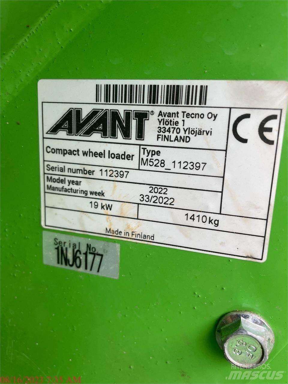 Avant 528 Tekerlekli yükleyiciler