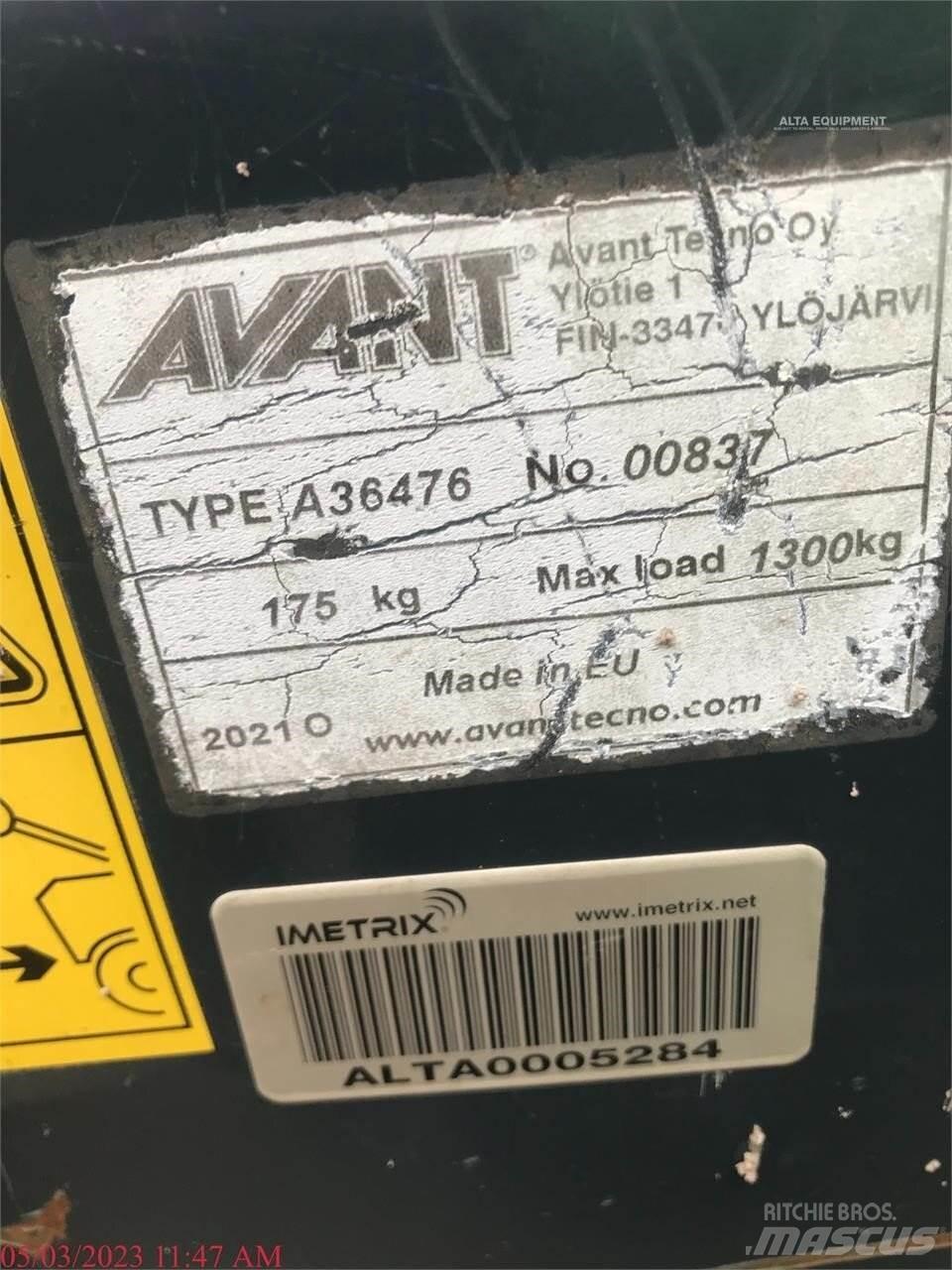 Avant 755I Tekerlekli yükleyiciler
