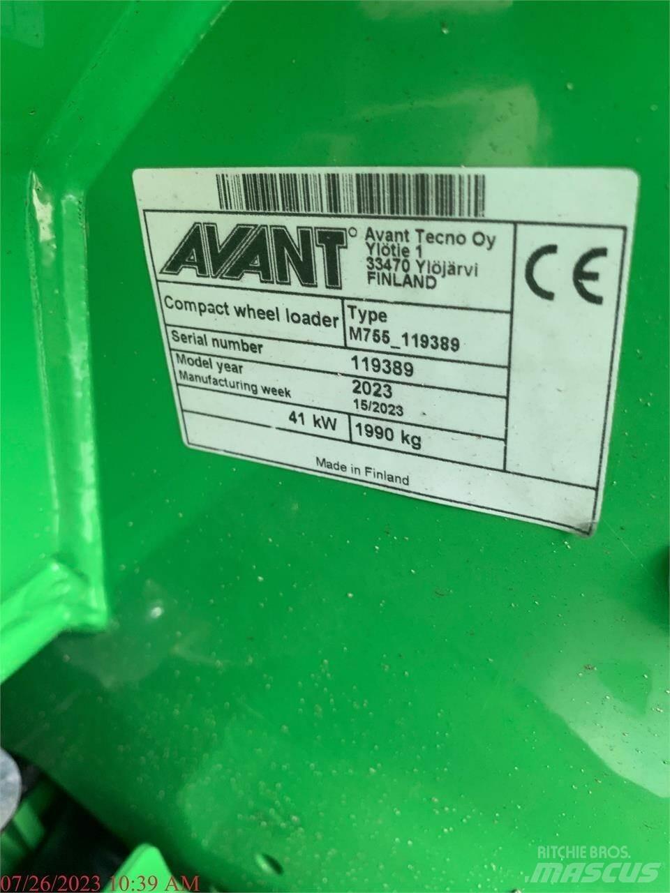 Avant 755I Tekerlekli yükleyiciler
