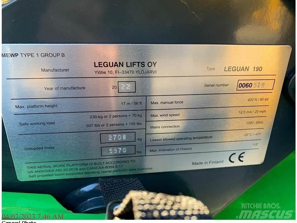 Avant LEGUAN 190 Körüklü personel platformları