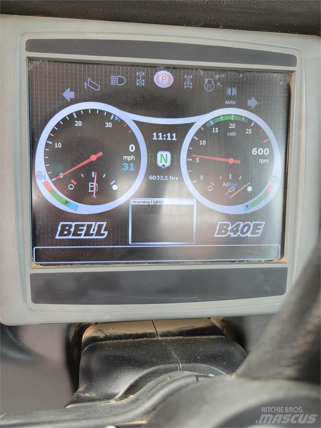 Bell B40E Belden kirma kaya kamyonu