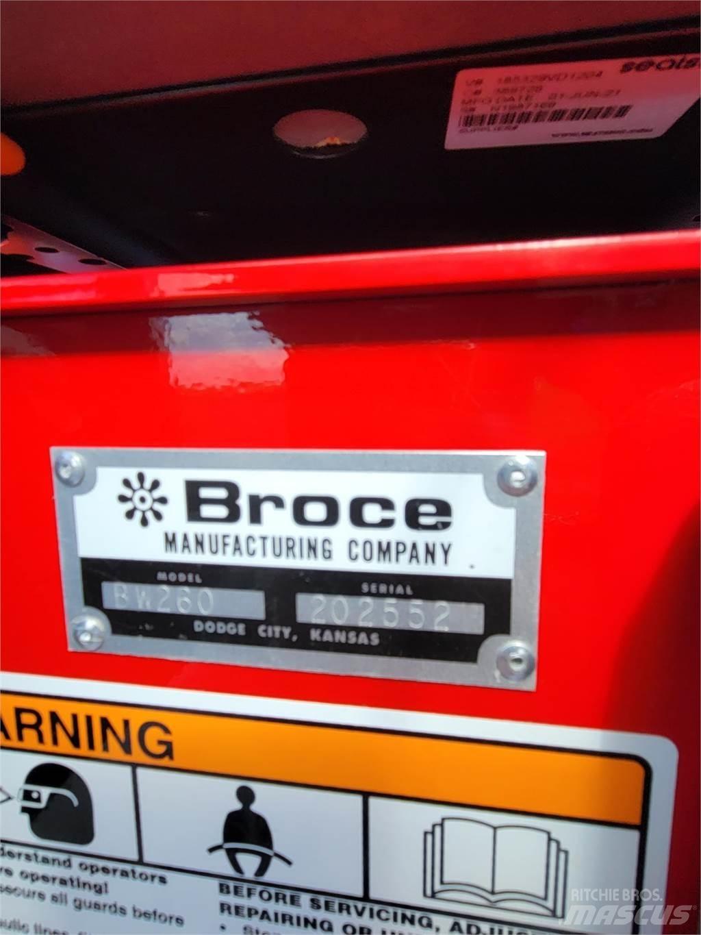 Broce BW260 Cadde süpürücüler