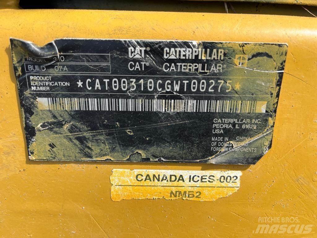 CAT 310 Paletli ekskavatörler