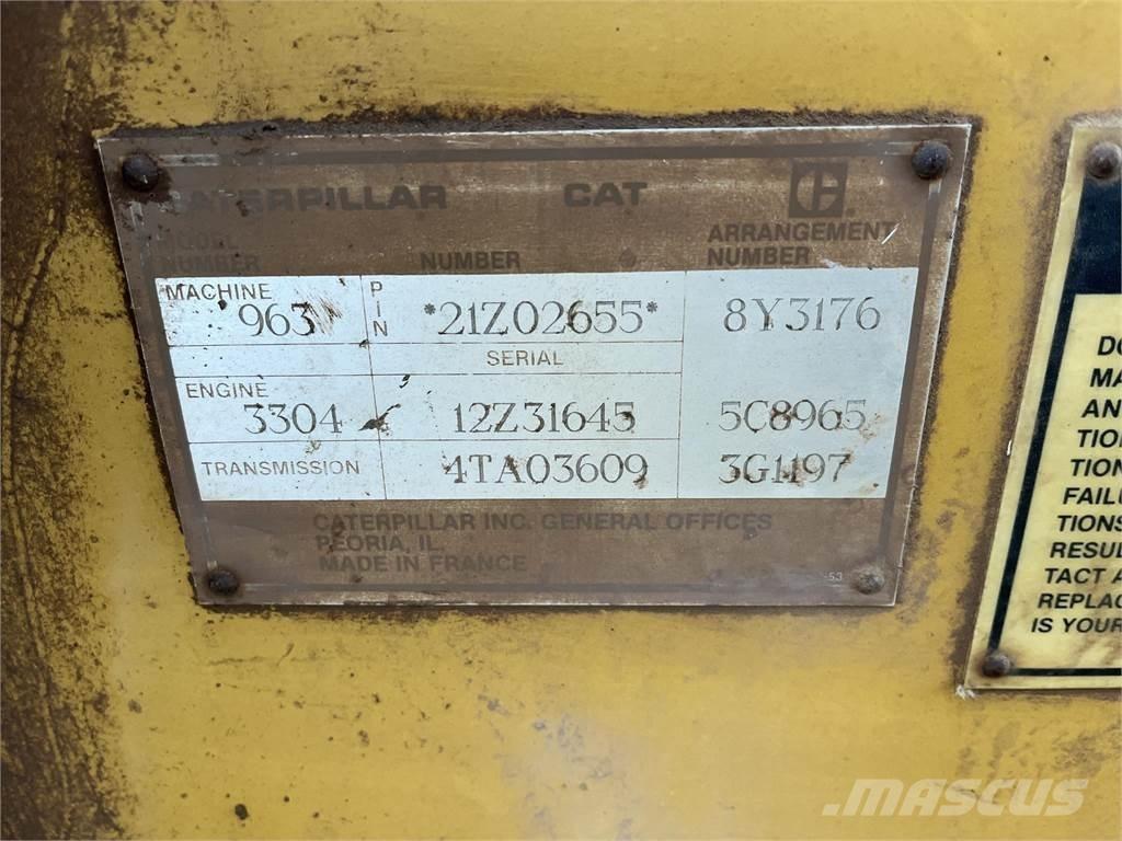 CAT 963 Paletli yükleyiciler