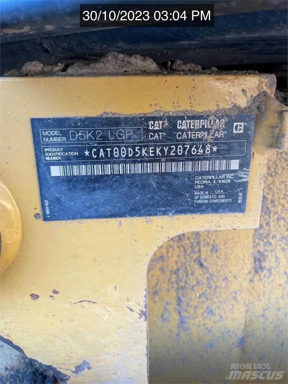 CAT D5K2 LGP Paletli dozerler