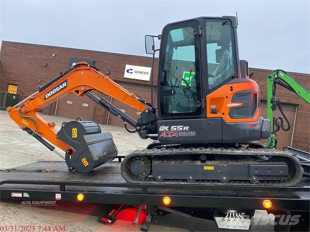 Develon DX55R-7 Mini ekskavatörler, 7 tona dek