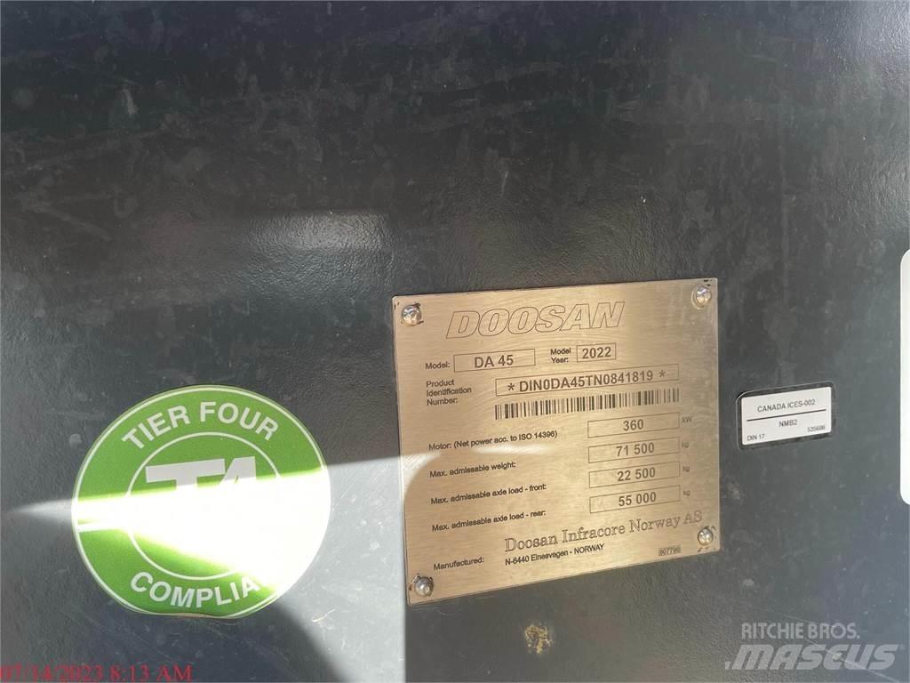 Doosan DA45-5 Belden kirma kaya kamyonu